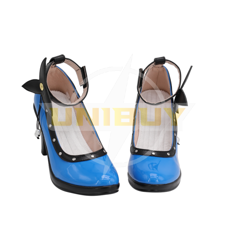 Final Fantasy VII Remake Tifa's Mature Blue Dress Shoes Cosplay Boots Unibuy