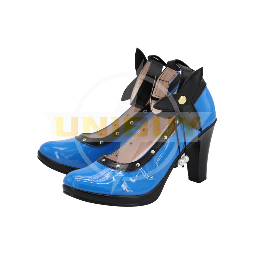 Final Fantasy VII Remake Tifa's Mature Blue Dress Shoes Cosplay Boots Unibuy
