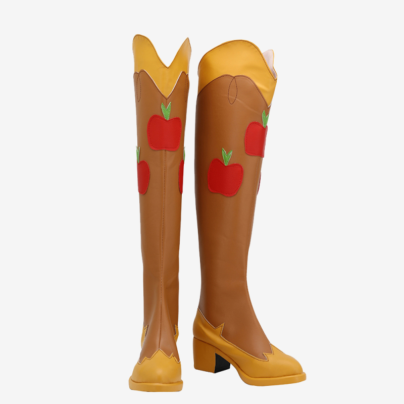 Applejack Shoes My Little Pony Equestria Girls Cosplay Women Boots Unibuy