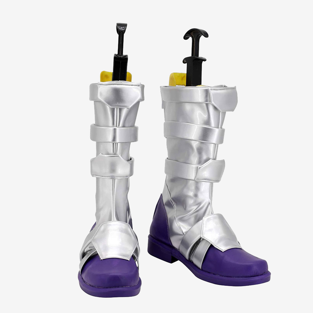 Purple Power Ranger Shoes Cosplay Jungle Fury Wolf Mighty Morphin Rangers Men Boots Unibuy