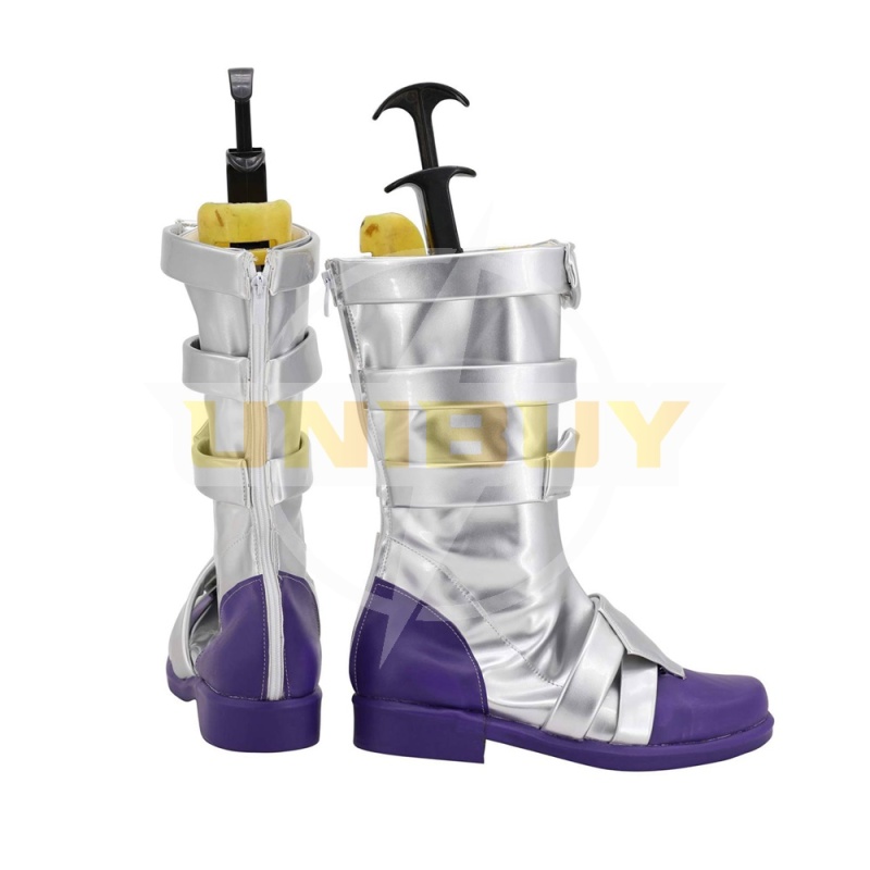 Purple Power Ranger Shoes Cosplay Jungle Fury Wolf Mighty Morphin Rangers Men Boots Unibuy