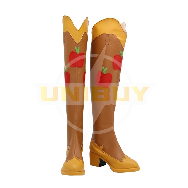 Applejack Shoes My Little Pony Equestria Girls Cosplay Women Boots Unibuy