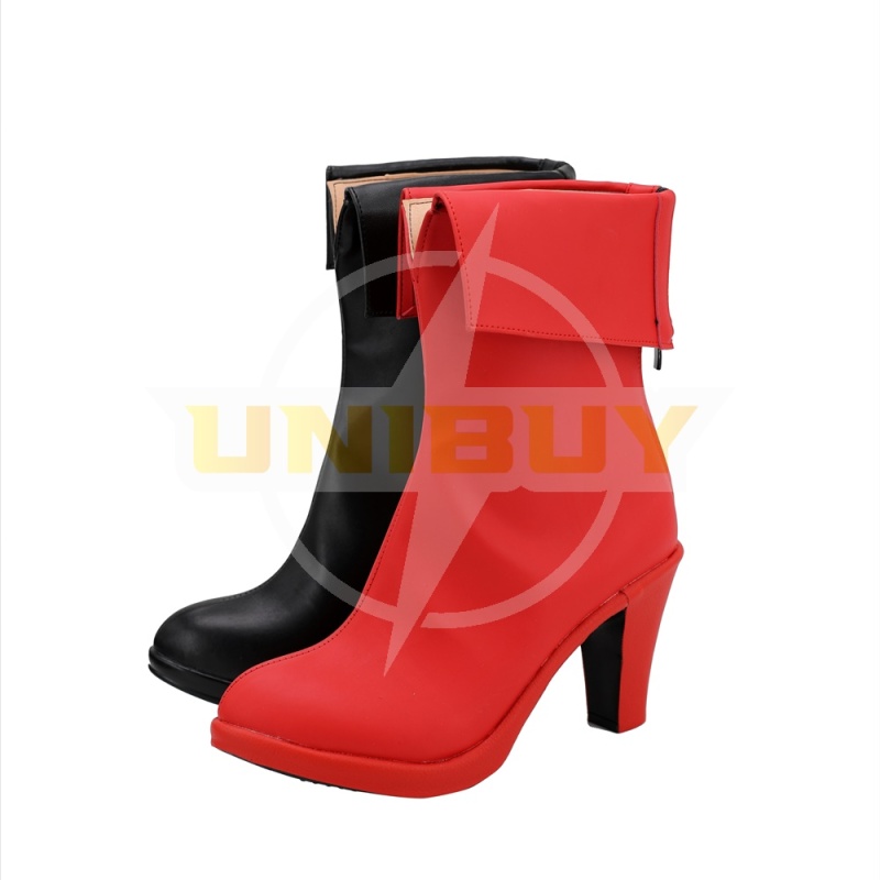 Batman Arkham Knight Harley Quinn Shoes Cosplay Women Boots High Heel Ver 1 Unibuy