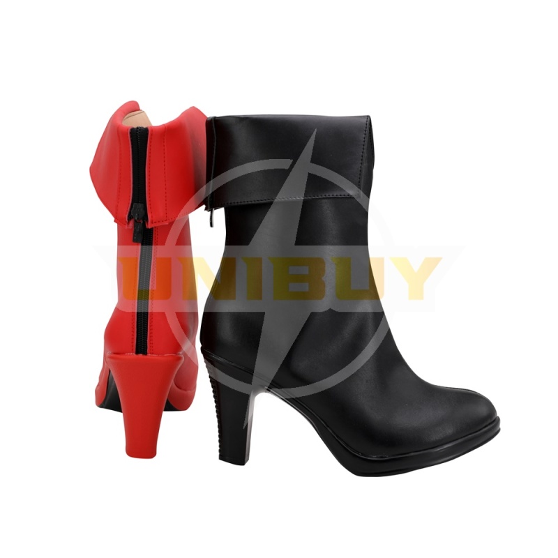 Batman Arkham Knight Harley Quinn Shoes Cosplay Women Boots High Heel Ver 1 Unibuy