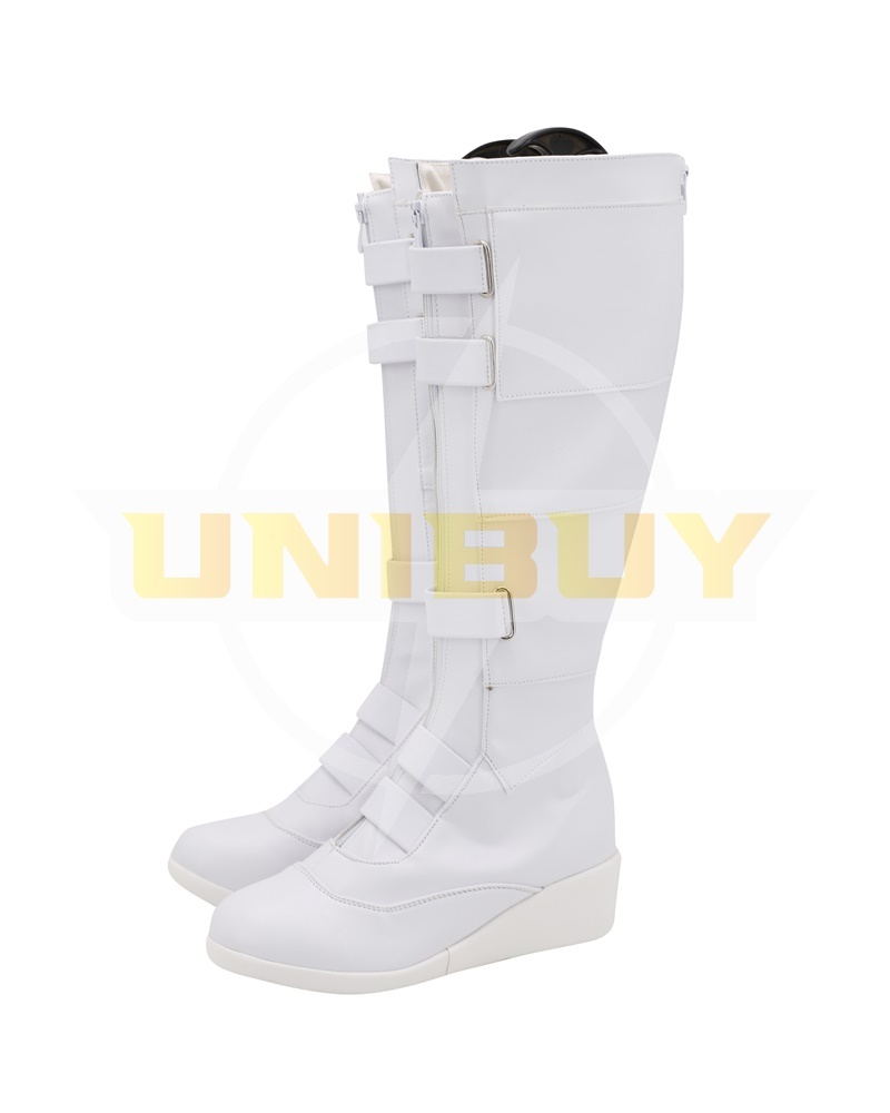 Black Widow Shoes Cosplay Natasha Romanoff White Uniform Women Boots Unibuy