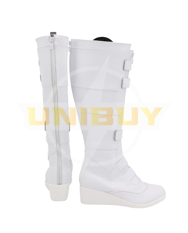 Black Widow Shoes Cosplay Natasha Romanoff White Uniform Women Boots Unibuy