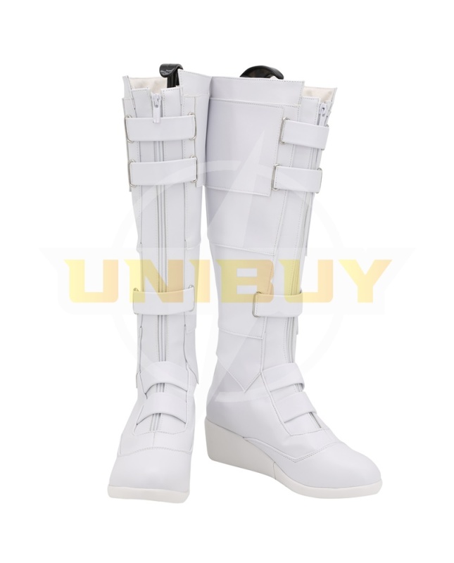 Black Widow Shoes Cosplay Natasha Romanoff White Uniform Women Boots Unibuy