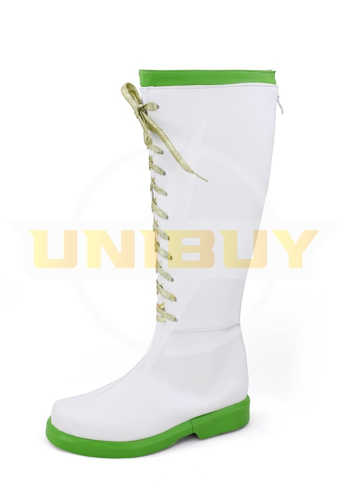 BATTLE GIRL HIGH SCHOOL Green Cosplay Shoes Women Boots Unibuy