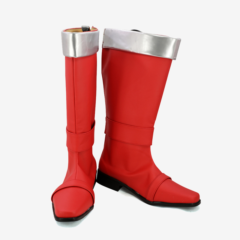 Red Ranger Lucky Shoes Cosplay Uchu Sentai Men Boots Unibuy