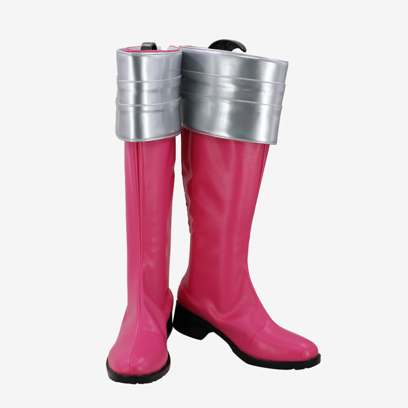 Gokai Pink Ranger Cosplay Shoes Ahim de Famille Women Boots Unibuy