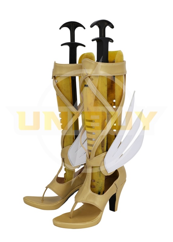Mercy Shoes Cosplay Winged Victory Skin Overwatch OW Women Boots Unibuy