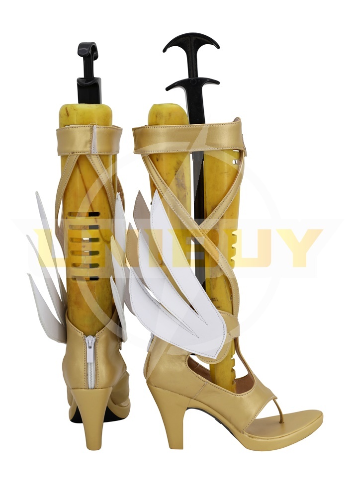 Mercy Shoes Cosplay Winged Victory Skin Overwatch OW Women Boots Unibuy