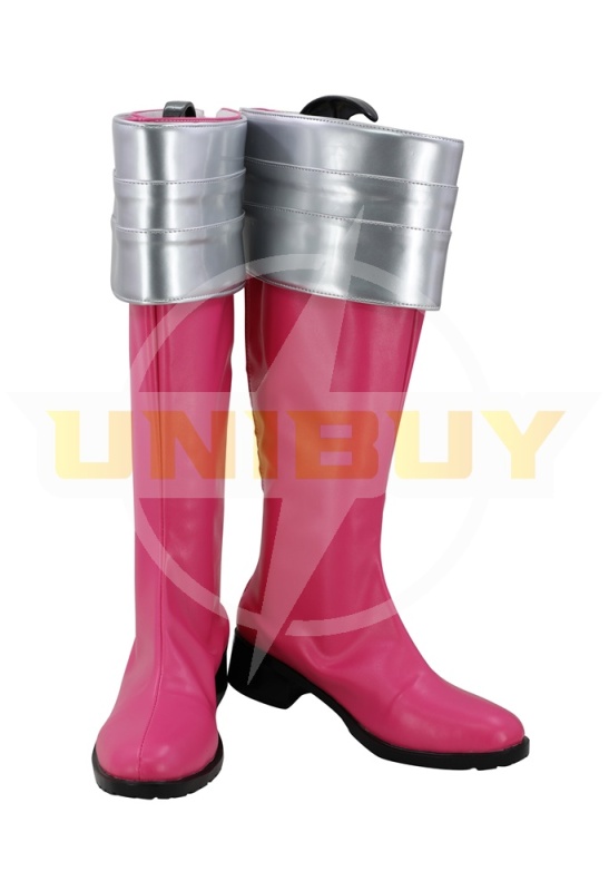 Gokai Pink Ranger Cosplay Shoes Ahim de Famille Women Boots Unibuy