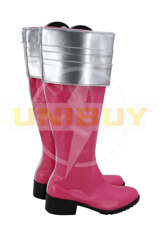 Gokai Pink Ranger Cosplay Shoes Ahim de Famille Women Boots Unibuy