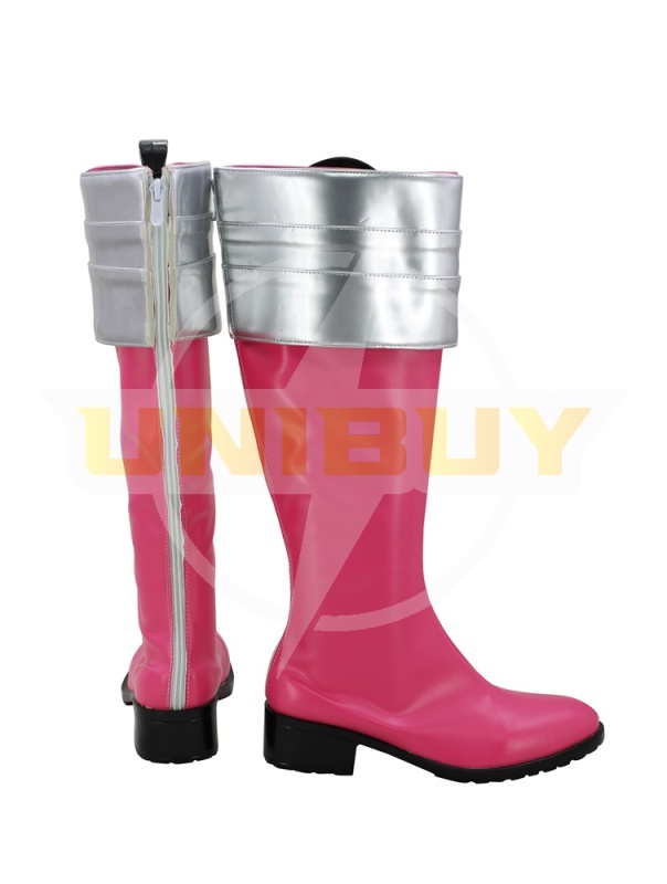 Gokai Pink Ranger Cosplay Shoes Ahim de Famille Women Boots Unibuy