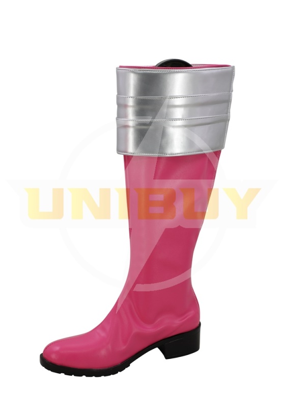 Gokai Pink Ranger Cosplay Shoes Ahim de Famille Women Boots Unibuy