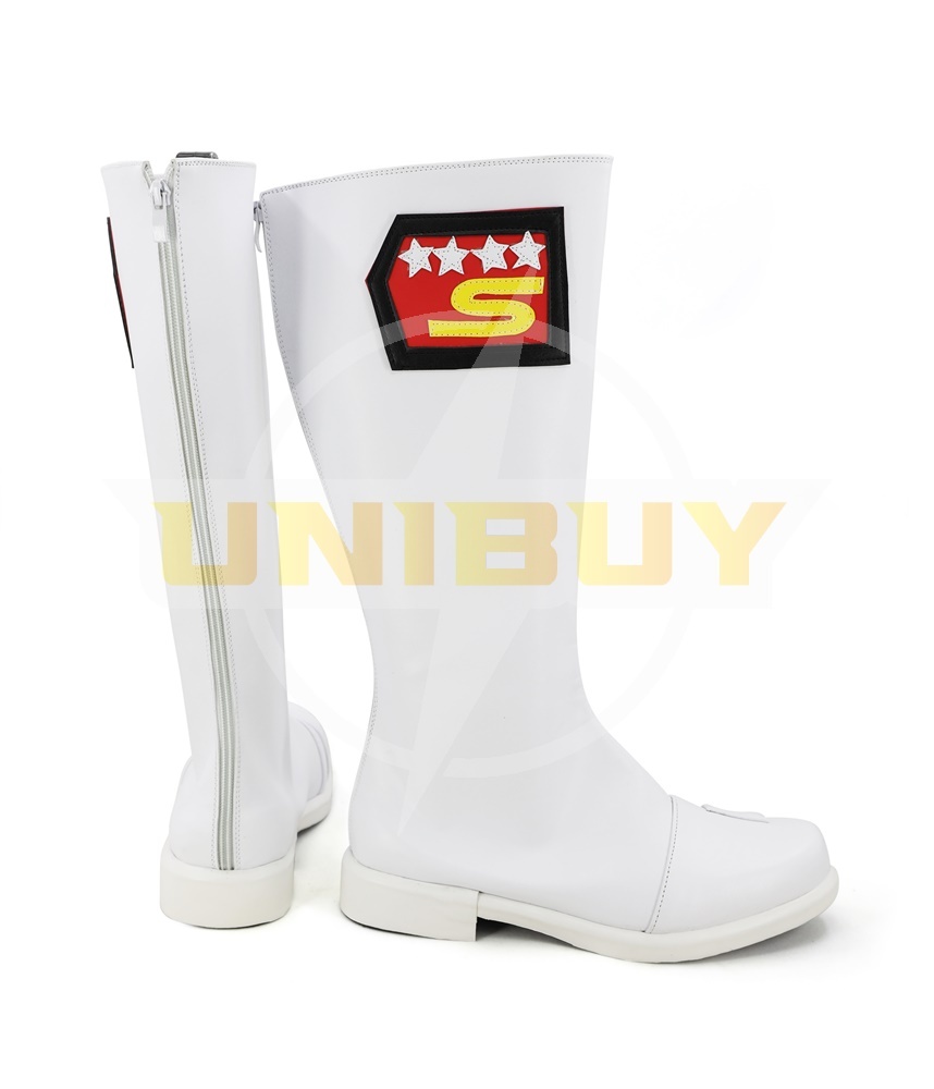 Himitsu Sentai Gorenger Tsuyoshi Kaijo Akarenger Cosplay Shoes Boots Unibuy