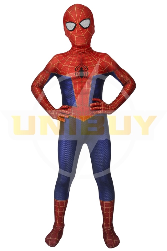 Spider-Man Costume Cosplay Suit Kids Peter Parker Spider-Man Into the Spider-Verse Unibuy