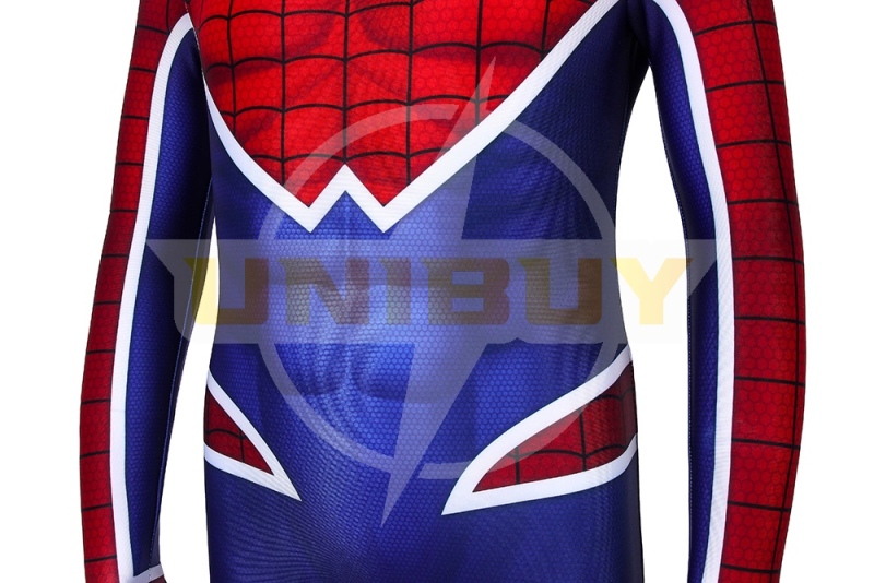 Spider-Punk Costume Cosplay Suit Kids Hobart Brown Spider-Man PS4 Unibuy