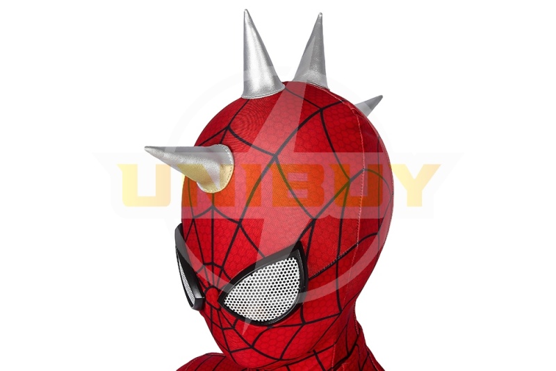 Spider-Punk Costume Cosplay Suit Kids Hobart Brown Spider-Man PS4 Unibuy