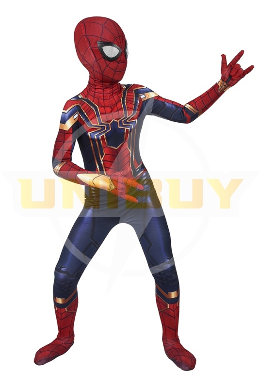 Iron Spiderman Costume Cosplay Suit Kids Peter Parker Avengers Endgame Unibuy