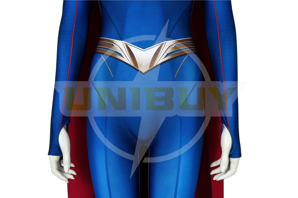 Supergirl Season 5 Costume Cosplay Suit with Cloak Kara Zor-El Unibuy