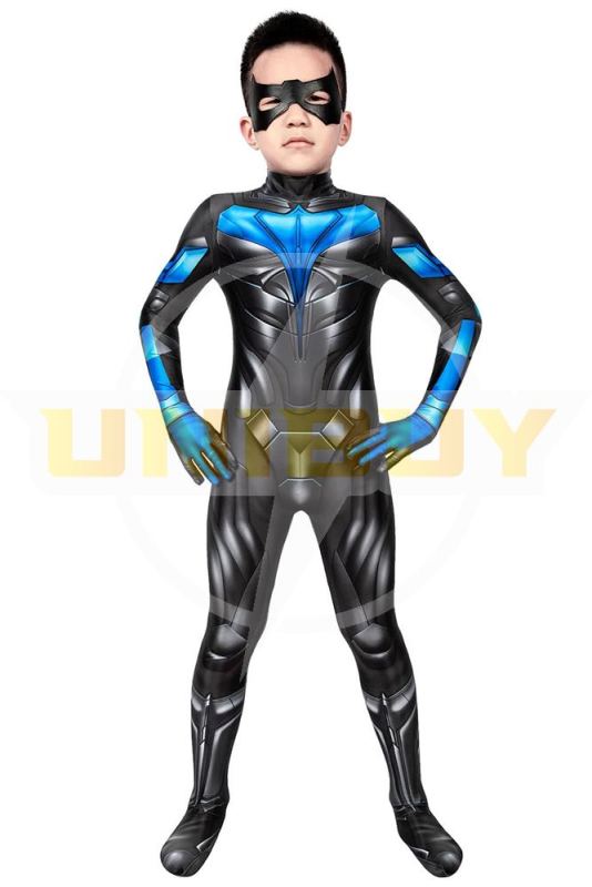 Nightwing Costume Cosplay Suit Kids Dick Grayson Titans S1 Unibuy