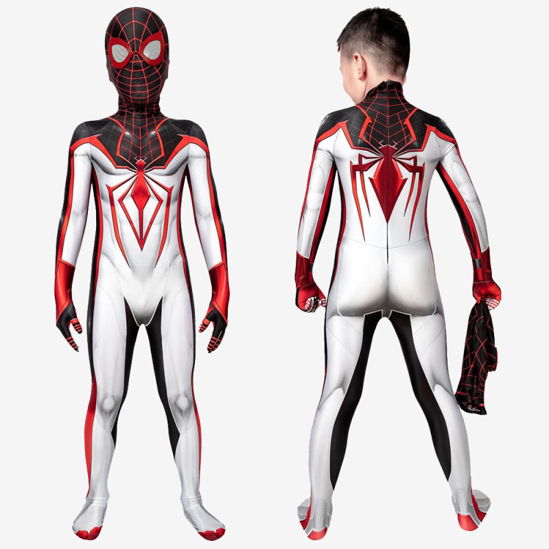 Spider-Man Miles Morales PS5 Costume Cosplay T.R.A.C.K. Suit Kids Unibuy