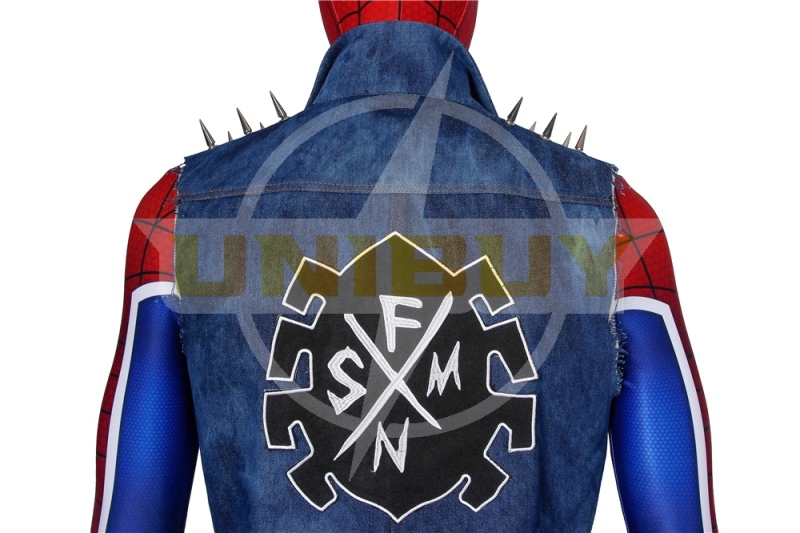 Spider-Man PS4 Costume Cosplay Spider-Punk Suit Unibuy
