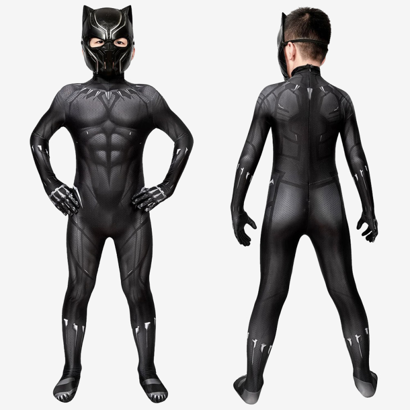 Black Panther T'Challa Costume Cosplay Suit Kids Unibuy