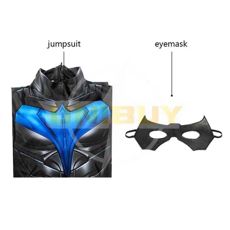 Nightwing Costume Cosplay Suit Kids Dick Grayson Titans S1 Unibuy
