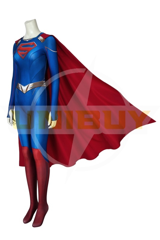 Supergirl Season 5 Costume Cosplay Suit with Cloak Kara Zor-El Unibuy