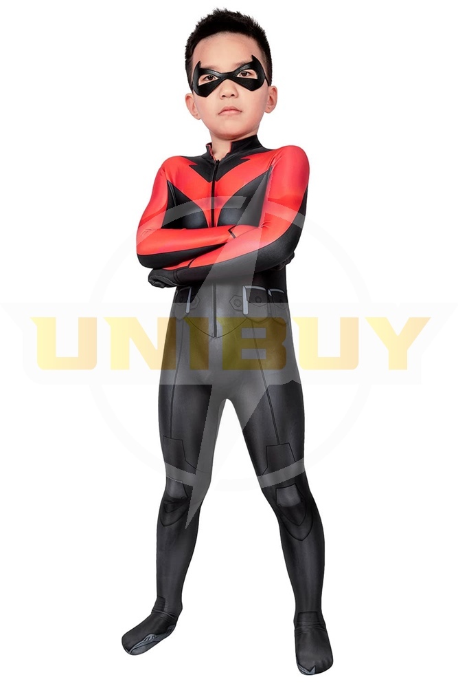 Teen Titans: The Judas Contract Nightwing Costume Cosplay Suit Kids Dick Grayson Unibuy