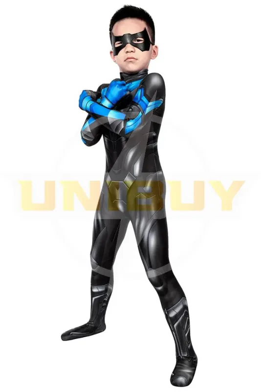 Nightwing Costume Cosplay Suit Kids Dick Grayson Titans S1 Unibuy