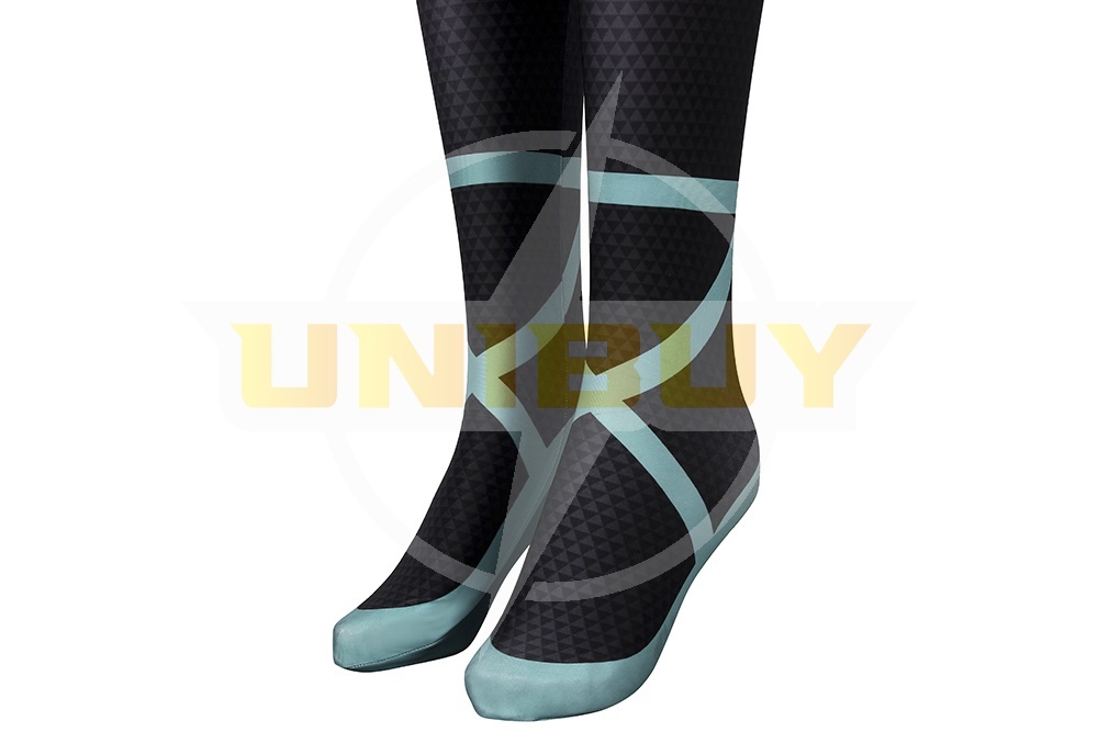 Spider-Gwen Costume Cosplay Gwen Stacy Spider-Man Into the Spider-Verse Suit Unibuy