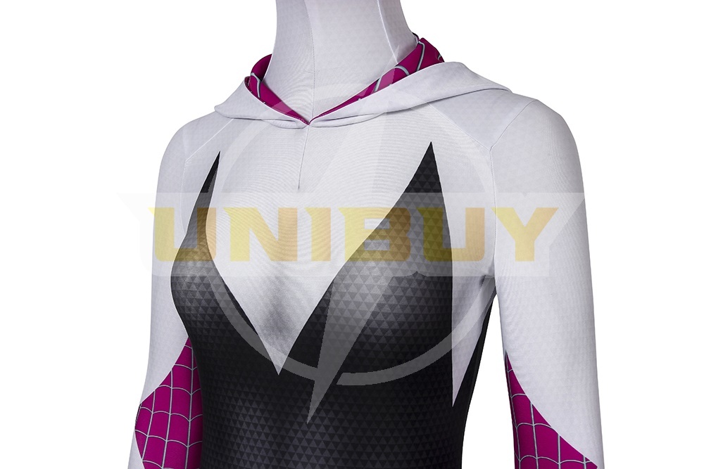 Spider-Gwen Costume Cosplay Gwen Stacy Spider-Man Into the Spider-Verse Suit Unibuy