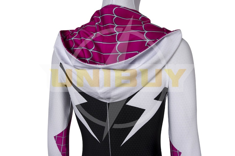 Spider-Gwen Costume Cosplay Gwen Stacy Spider-Man Into the Spider-Verse Suit Unibuy