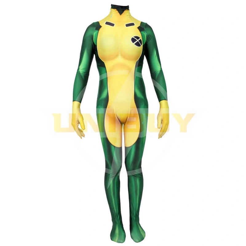 X-Men Rogue Costume Cosplay Suit Anna Marie Jumpsuit Bodysuit Unibuy