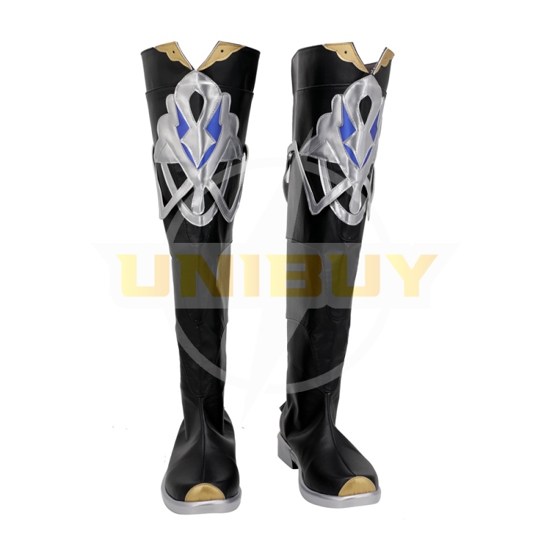 Genshin Impact Albedo Shoes Cosplay Men Boots Silver Version Unibuy