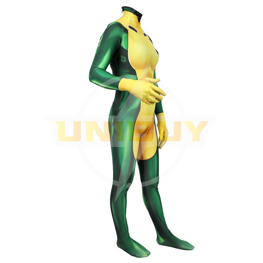 X-Men Rogue Costume Cosplay Suit Anna Marie Jumpsuit Bodysuit Unibuy