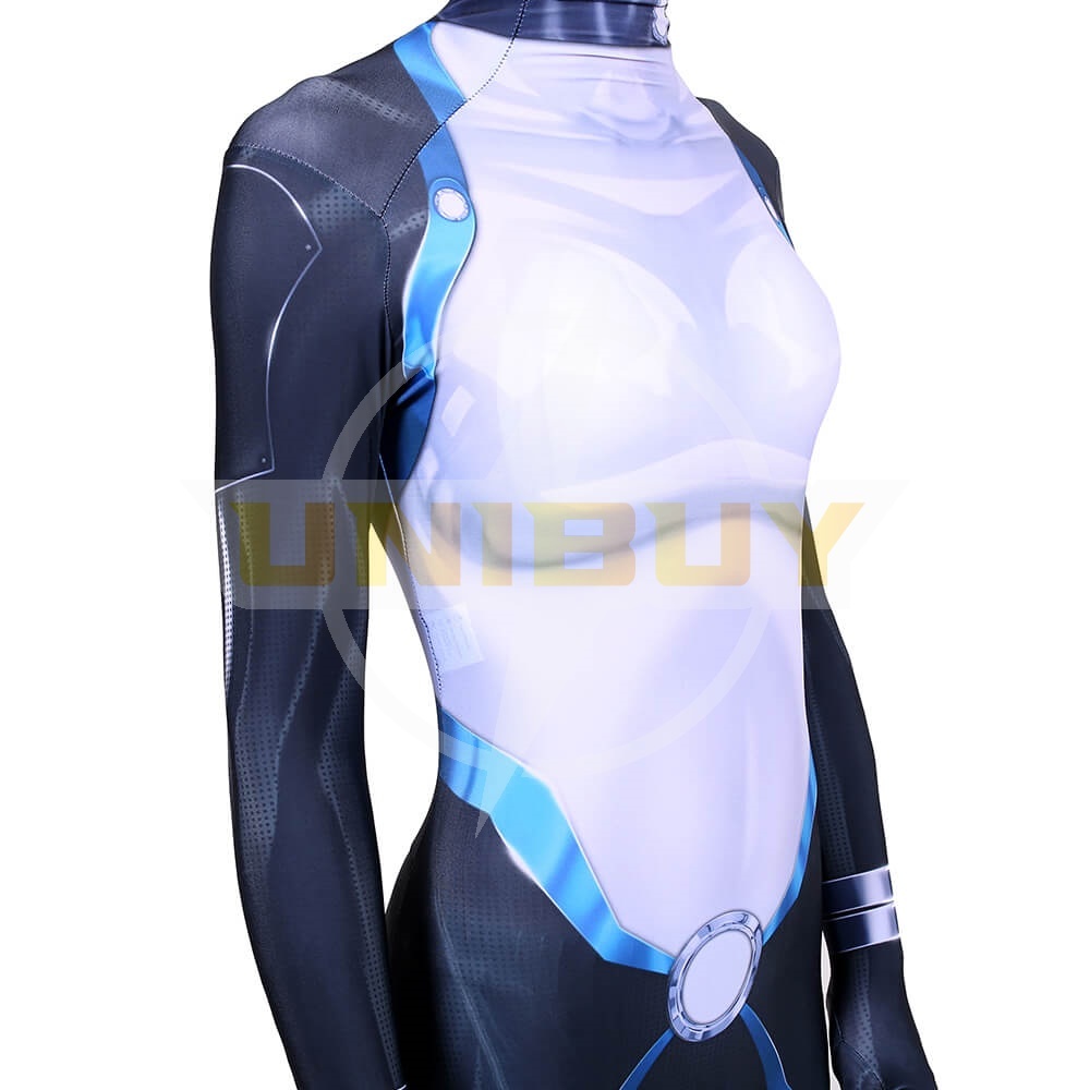 X-Men Domino Costume Cosplay Suit Neena Thurman Jumpsuit Bodysuit Unibuy