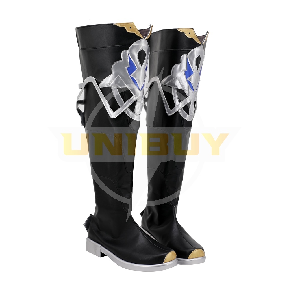 Genshin Impact Albedo Shoes Cosplay Men Boots Silver Version Unibuy