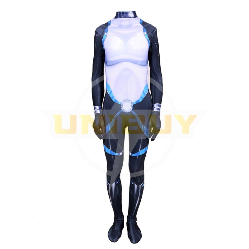 X-Men Domino Costume Cosplay Suit Neena Thurman Jumpsuit Bodysuit Unibuy