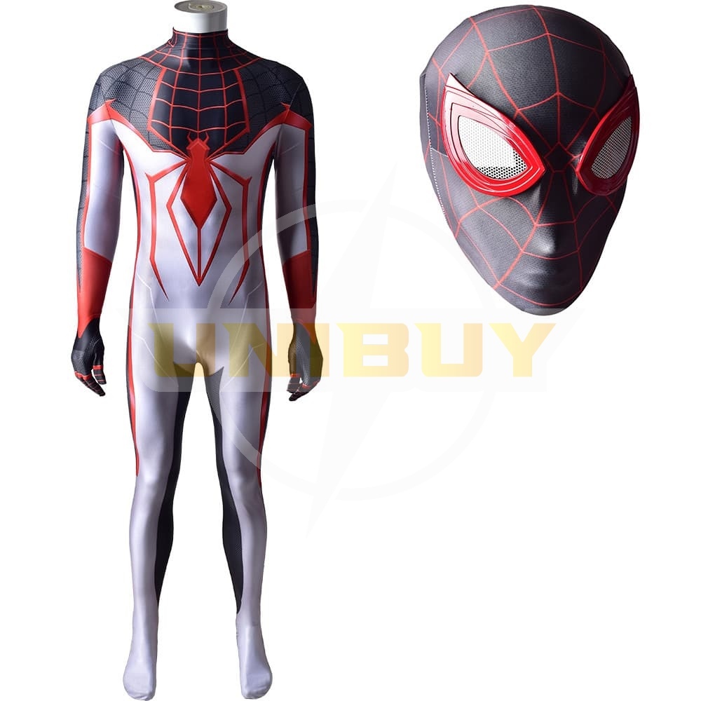 Spider-Man PS5 Costume Miles Morales Cosplay Costume T.R.A.C.K. Suit Unibuy