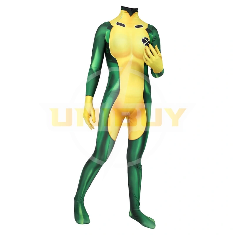 X-Men Rogue Costume Cosplay Suit Anna Marie Jumpsuit Bodysuit Unibuy