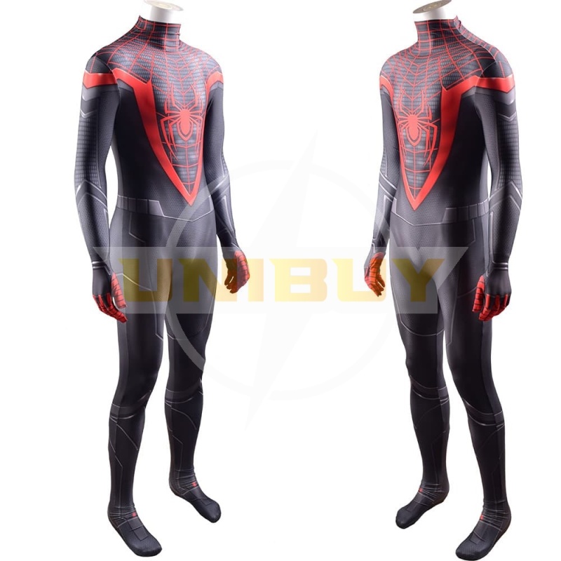 Spider-man Costume Miles Morales Cosplay Costume PS5 ver. Unibuy