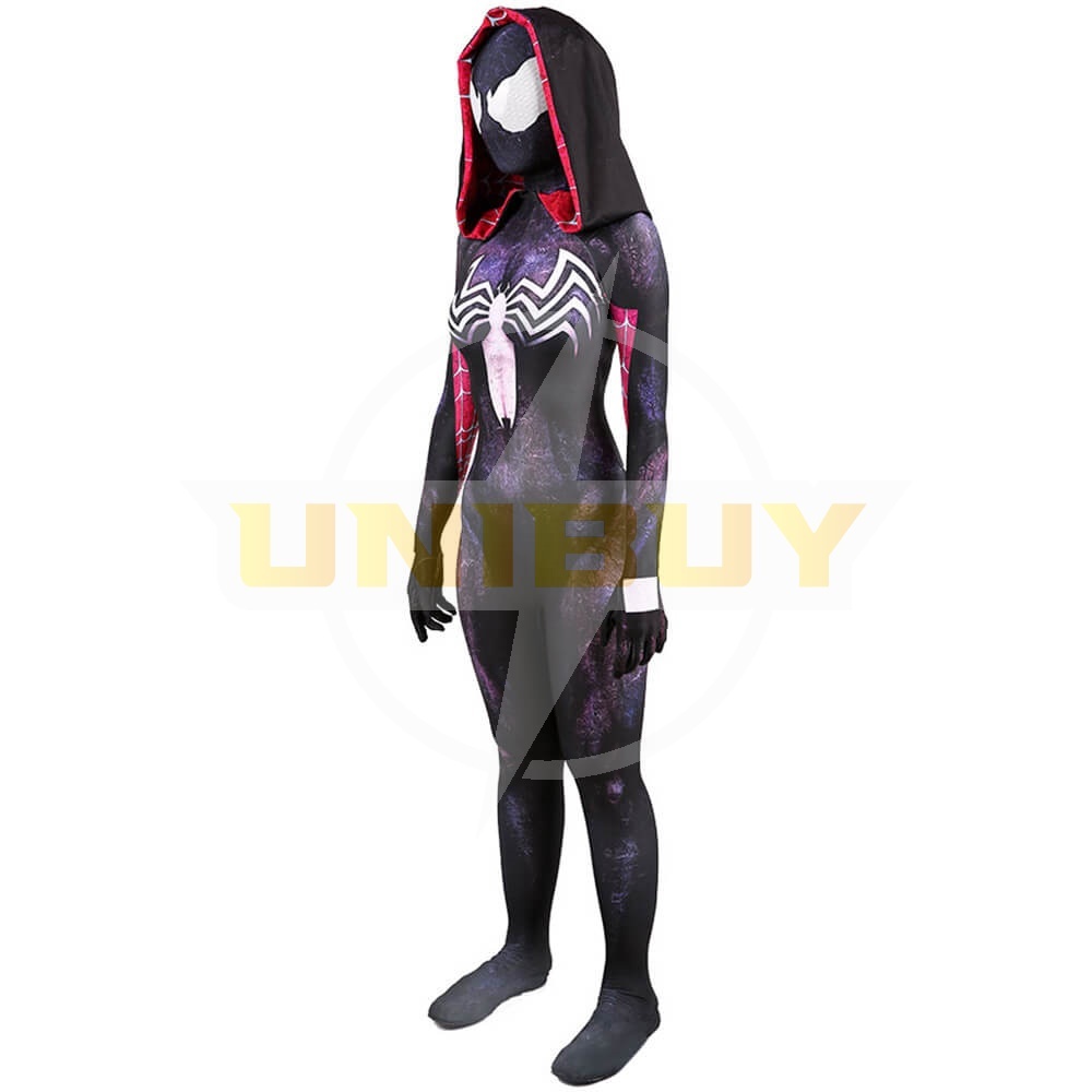 Spider Gwen Stacy Venom Costume Cosplay Suit Purple Bodysuit For Kids Adult Unibuy