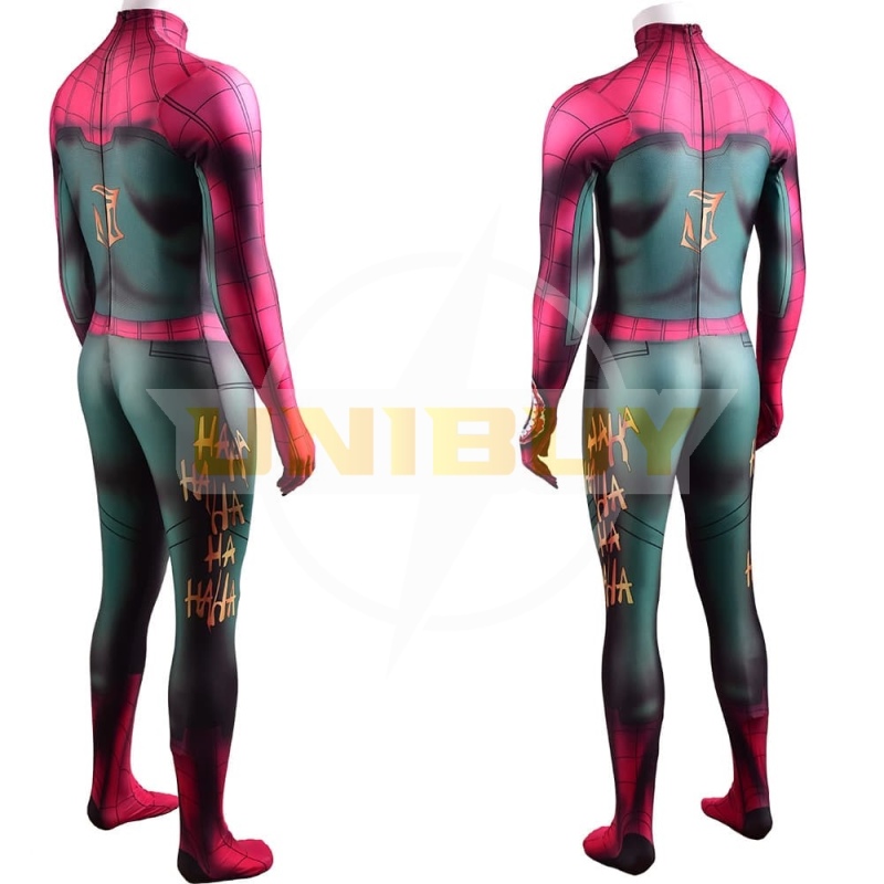 Ultimate Spider-Man Mile Morale The Joker Symbiote Spiderman Suit Cosplay Costume Unibuy