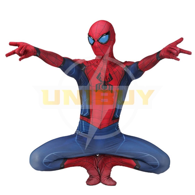Spiderman Homecoming Peter Parker Spider-Man Cosplay Costume Jumpsuit Unibuy