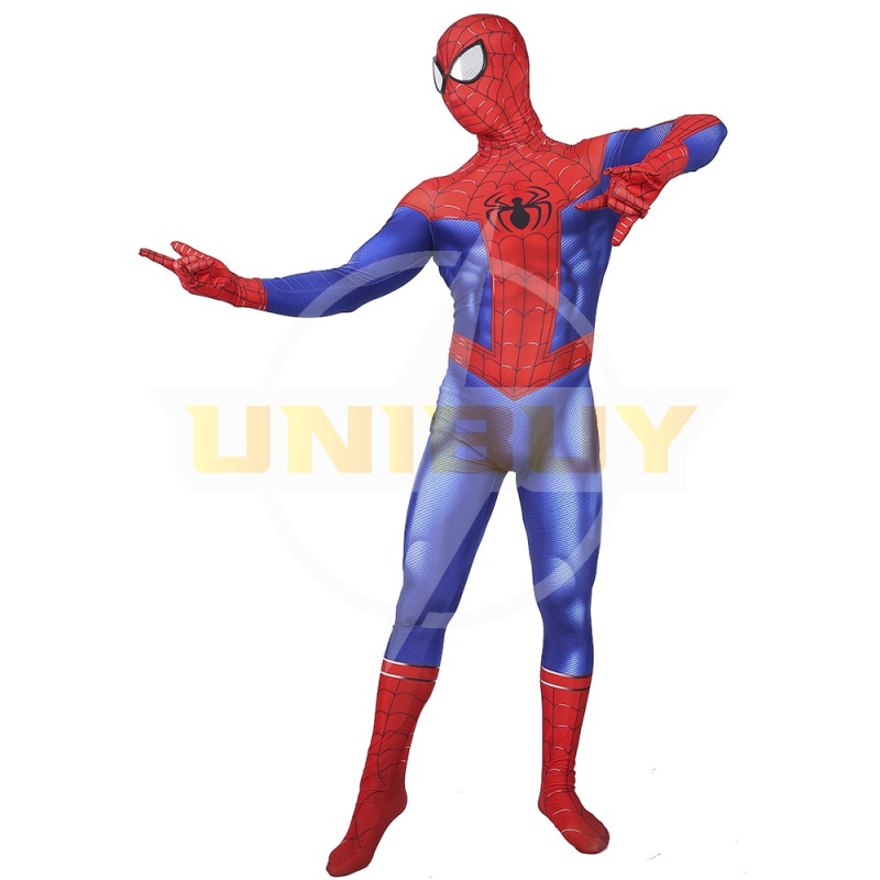 Spiderman Into the Spider-Verse Suit Cosplay Costume Jumpsuit Muscle Bodysuit Unibuy